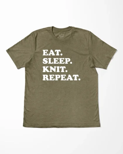 Eat Sleep Knit Repeat T-Shirt