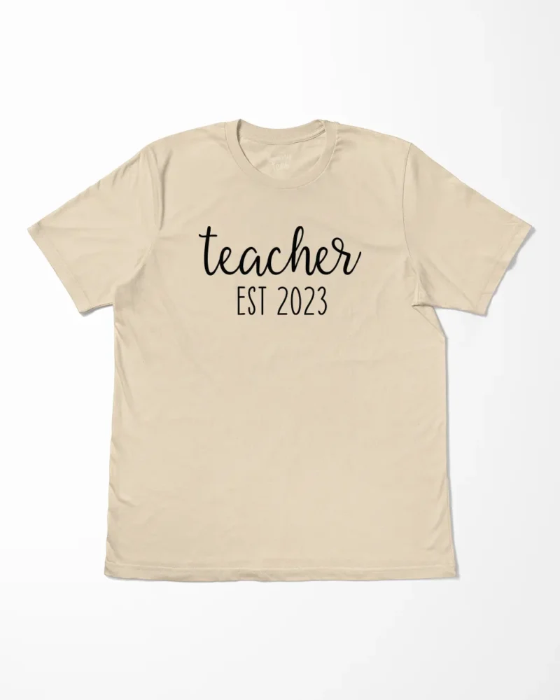 Teacher Est Custom Year T-Shirt