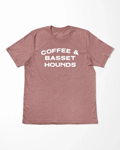 Coffee & Basset Hounds T-Shirt