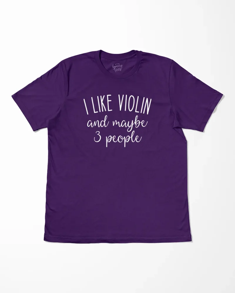 I Like Violin And Maybe 3 People T-Shirt