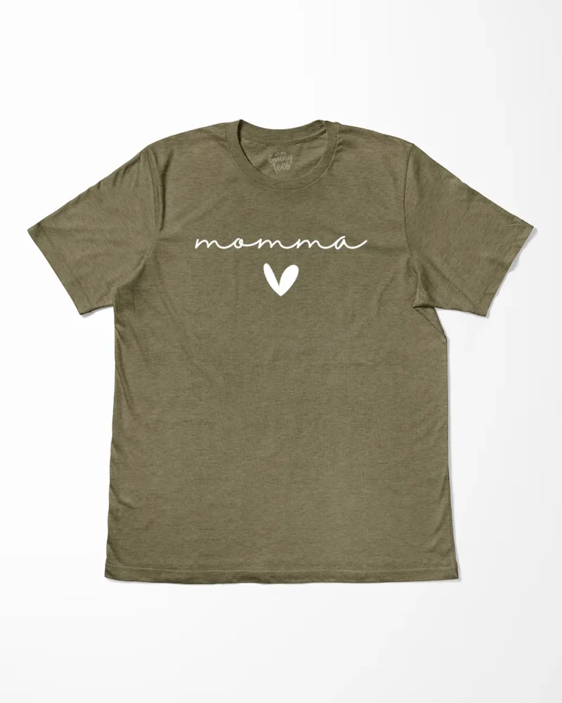 Momma Love Heart T-Shirt